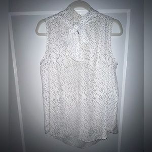 Polka dot tank top blouse